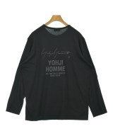 yohji yamamoto POUR HOMME（ヨウジヤマモトプールオム）Tシャツ・カットソー 黒 サイズ:3(M位) メンズ/2200702481055