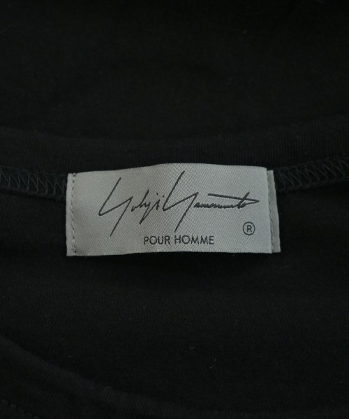 yohji yamamoto POUR HOMME（ヨウジヤマモトプールオム）Tシャツ・カットソー 黒 サイズ:3(M位) メンズ/2200702481062