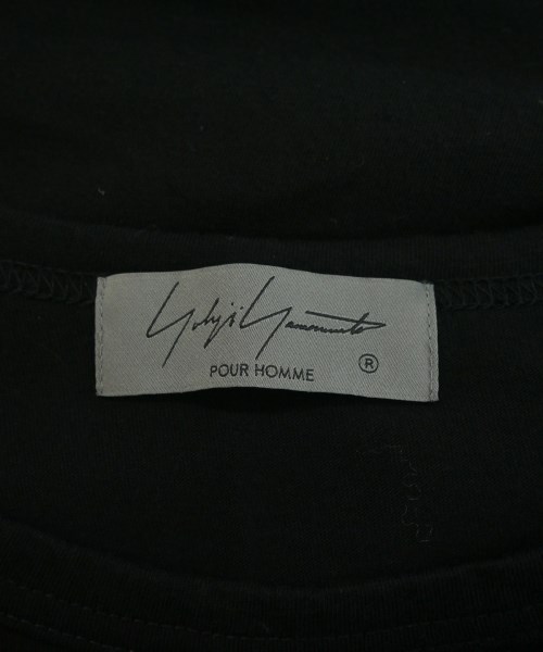 yohji yamamoto POUR HOMME（ヨウジヤマモトプールオム）Tシャツ・カットソー 黒 サイズ:3(M位) メンズ/2200702481079