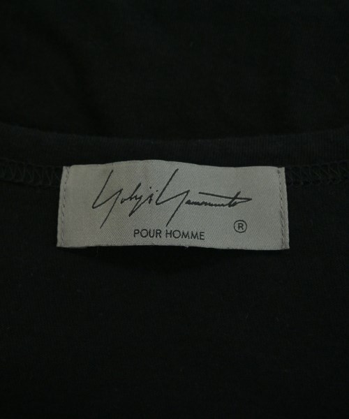 yohji yamamoto POUR HOMME（ヨウジヤマモトプールオム）Tシャツ・カットソー 黒 サイズ:3(M位) メンズ/2200702481086