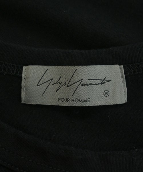 yohji yamamoto POUR HOMME（ヨウジヤマモトプールオム）Tシャツ・カットソー 黒 サイズ:3(M位) メンズ/2200702481116