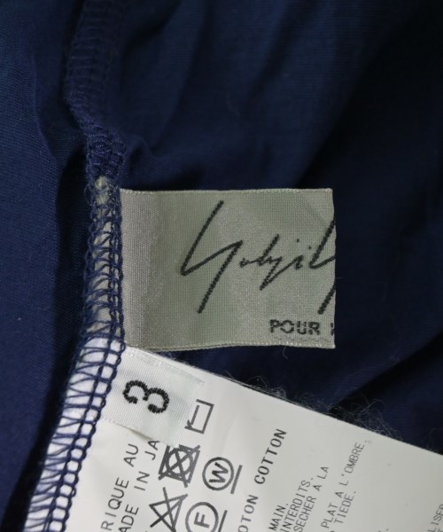 yohji yamamoto POUR HOMME（ヨウジヤマモトプールオム）Tシャツ・カットソー 紺 サイズ:3(M位) メンズ/2200702685057