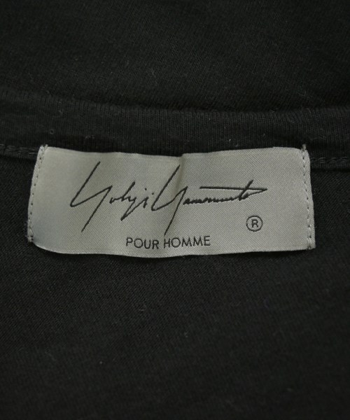 yohji yamamoto POUR HOMME（ヨウジヤマモトプールオム）Tシャツ・カットソー 黒 サイズ:3(M位) メンズ/2200702988042