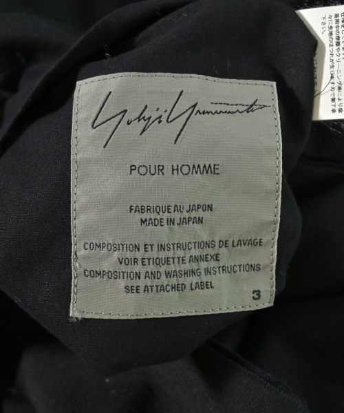 yohji yamamoto POUR HOMME（ヨウジヤマモトプールオム）テーラードジャケット 黒 サイズ:3(M位) メンズ/2200703042187