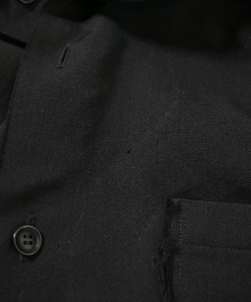 yohji yamamoto POUR HOMME（ヨウジヤマモトプールオム）テーラードジャケット 黒 サイズ:3(M位) メンズ/2200703042187