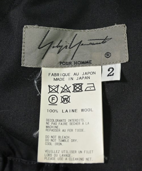 yohji yamamoto POUR HOMME（ヨウジヤマモトプールオム）その他 黒 サイズ:2(S位) メンズ/2200703047014
