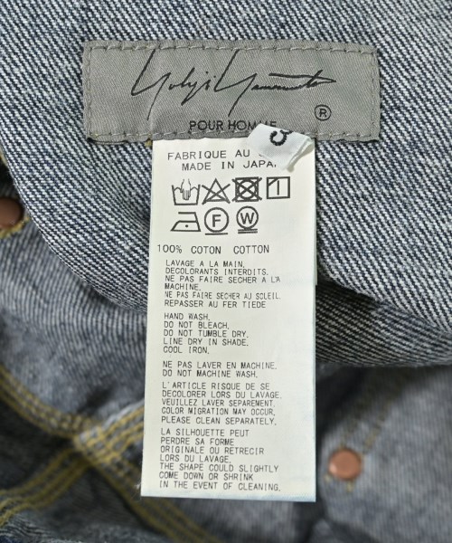 yohji yamamoto POUR HOMME（ヨウジヤマモトプールオム）デニムパンツ 紺 サイズ:3(M位) メンズ/2200703389015