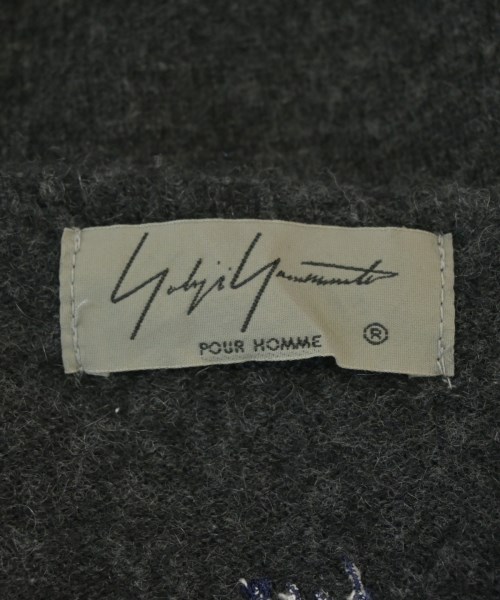 yohji yamamoto POUR HOMME（ヨウジヤマモトプールオム）ニット・セーター グレー サイズ:3(M位) メンズ/2200703389053