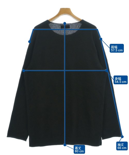 yohji yamamoto POUR HOMME（ヨウジヤマモトプールオム）ニット・セーター 黒 サイズ:3(M位) メンズ/2200703389060