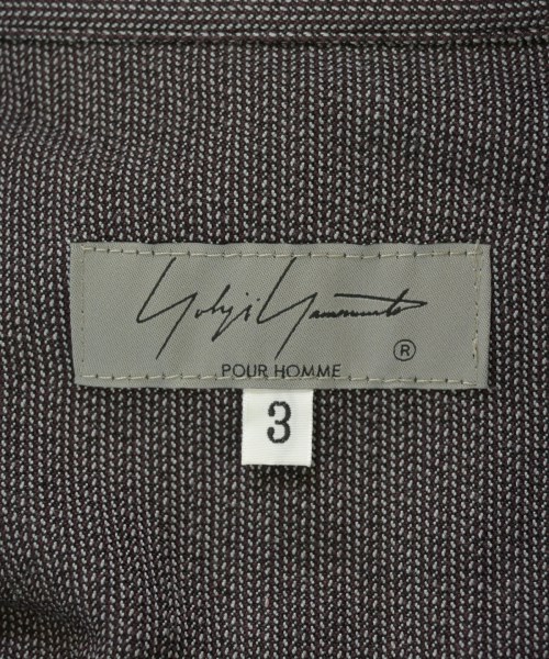 yohji yamamoto POUR HOMME（ヨウジヤマモトプールオム）カジュアルシャツ グレー サイズ:3(M位) メンズ/2200701029098