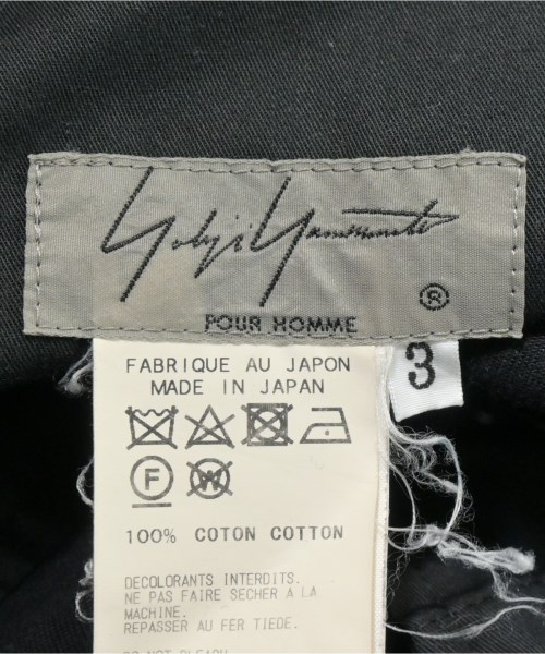 yohji yamamoto POUR HOMME（ヨウジヤマモトプールオム）その他 黒 サイズ:3(M位) メンズ/2200703525055