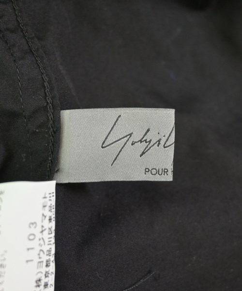 yohji yamamoto POUR HOMME（ヨウジヤマモトプールオム）カジュアルシャツ 黒 サイズ:2(S位) メンズ/2200703525093