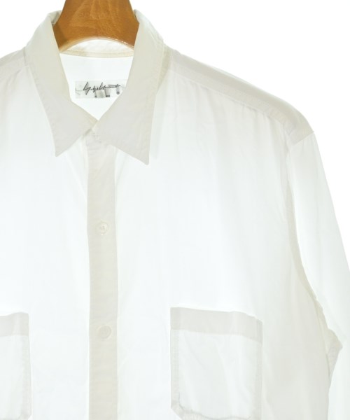 yohji yamamoto POUR HOMME（ヨウジヤマモトプールオム）カジュアルシャツ 白 サイズ:3(M位) メンズ/2200703768032