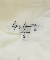 yohji yamamoto POUR HOMME（ヨウジヤマモトプールオム）カジュアルシャツ 白 サイズ:3(M位) メンズ/2200703768032