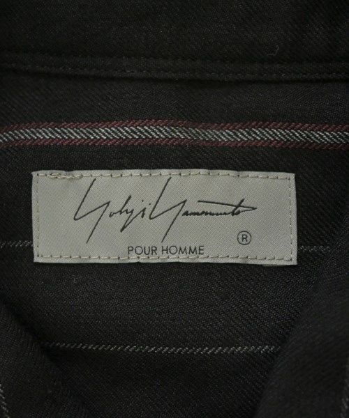 yohji yamamoto POUR HOMME（ヨウジヤマモトプールオム）カジュアルシャツ 黒 サイズ:-(M位) メンズ/2200703828019