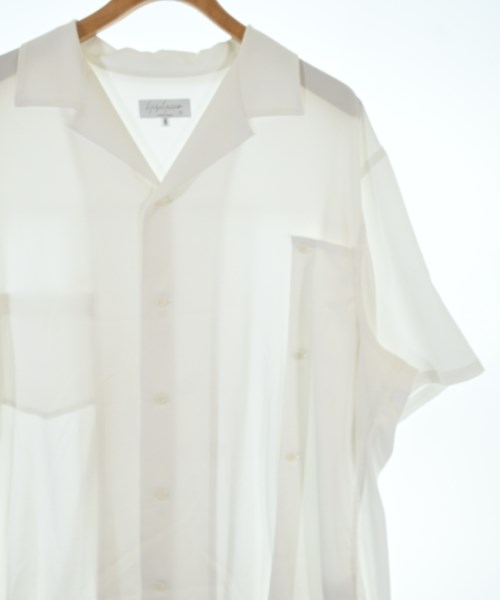 yohji yamamoto POUR HOMME（ヨウジヤマモトプールオム）カジュアルシャツ 白 サイズ:3(M位) メンズ/2200704011076