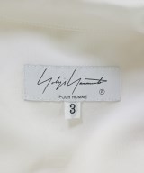 yohji yamamoto POUR HOMME（ヨウジヤマモトプールオム）カジュアルシャツ 白 サイズ:3(M位) メンズ/2200704011076