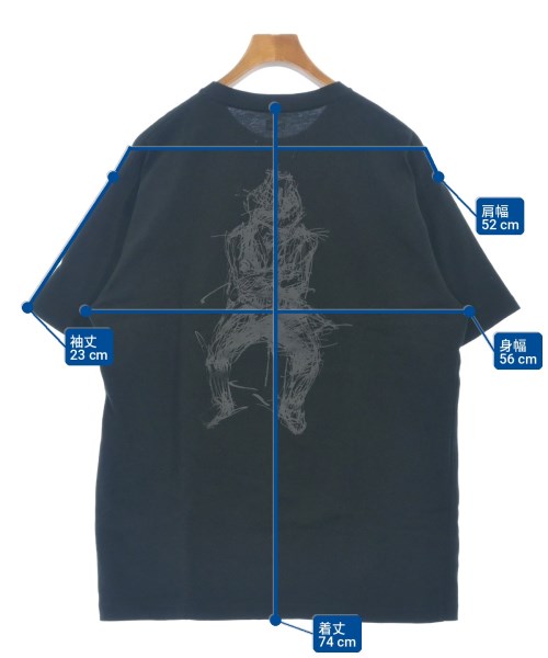 yohji yamamoto POUR HOMME（ヨウジヤマモトプールオム）Tシャツ・カットソー 黒 サイズ:XXL メンズ/2200704159037
