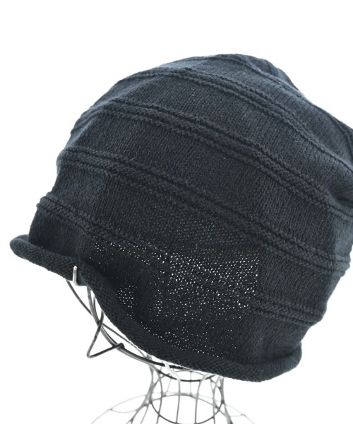 yohji yamamoto POUR HOMME（ヨウジヤマモトプールオム）ニットキャップ・ビーニー 黒 サイズ:- メンズ/2200704171039