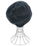 yohji yamamoto POUR HOMME（ヨウジヤマモトプールオム）ニットキャップ・ビーニー 黒 サイズ:- メンズ/2200704171039