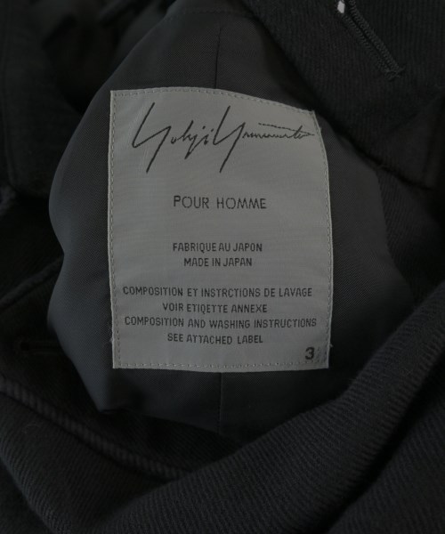 yohji yamamoto POUR HOMME（ヨウジヤマモトプールオム）ジャケット 黒 サイズ:3(M位) メンズ/2200705623100