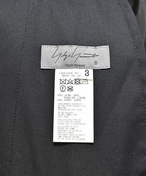 yohji yamamoto POUR HOMME（ヨウジヤマモトプールオム）その他 黒 サイズ:3(M位) メンズ/2200705668019
