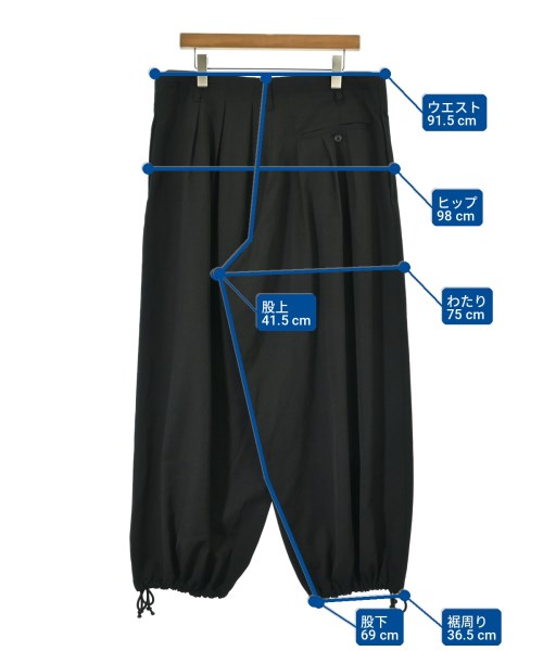 yohji yamamoto POUR HOMME（ヨウジヤマモトプールオム）その他 黒 サイズ:3(M位) メンズ/2200705668026