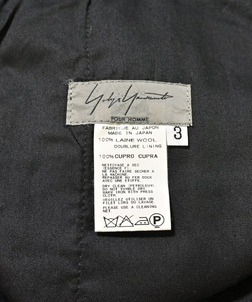 yohji yamamoto POUR HOMME（ヨウジヤマモトプールオム）その他 黒 サイズ:3(M位) メンズ/2200705668033