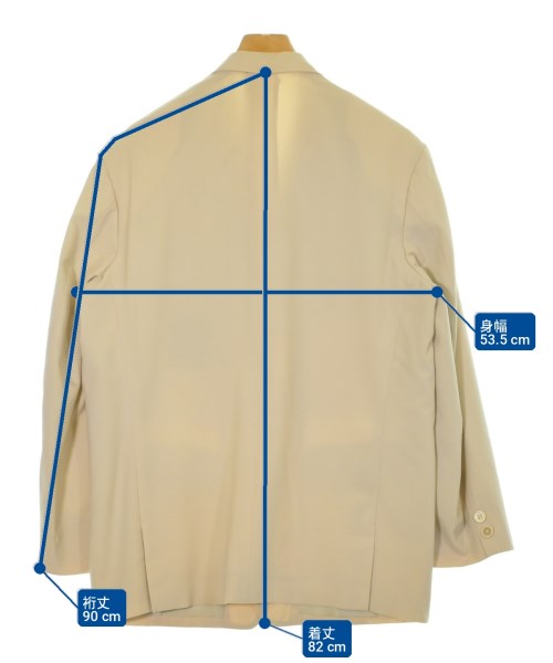yohji yamamoto POUR HOMME（ヨウジヤマモトプールオム）テーラードジャケット ベージュ サイズ:M メンズ/2200704469068