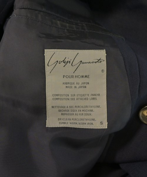 yohji yamamoto POUR HOMME（ヨウジヤマモトプールオム）テーラードジャケット 紺 サイズ:S メンズ/2200704469105