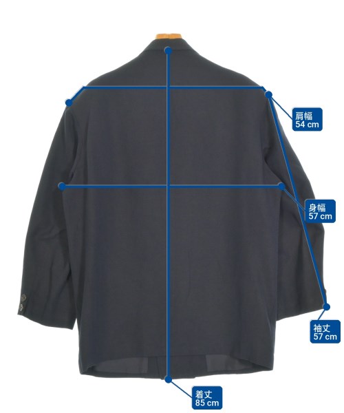 yohji yamamoto POUR HOMME（ヨウジヤマモトプールオム）テーラードジャケット 紺 サイズ:S メンズ/2200704469105