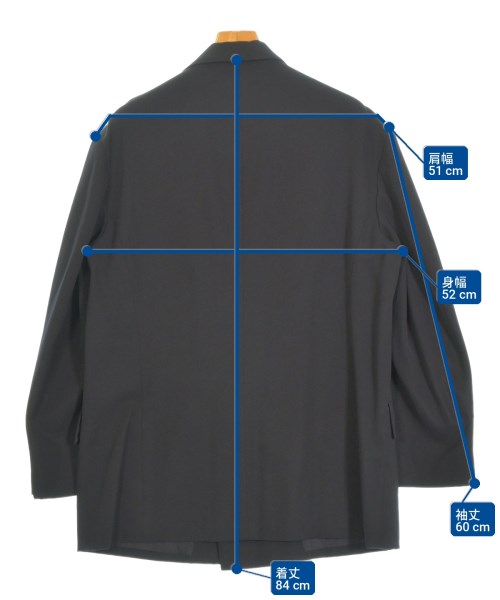 yohji yamamoto POUR HOMME（ヨウジヤマモトプールオム）テーラードジャケット 紺 サイズ:M メンズ/2200704469112