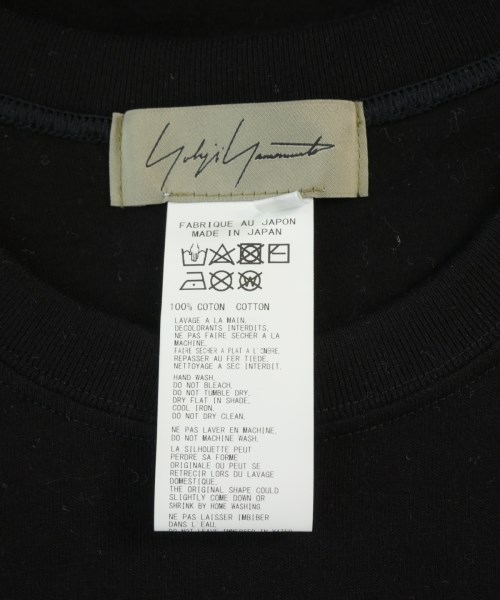 yohji yamamoto POUR HOMME（ヨウジヤマモトプールオム）Tシャツ・カットソー 黒 サイズ:3(M位) メンズ/2200705748018