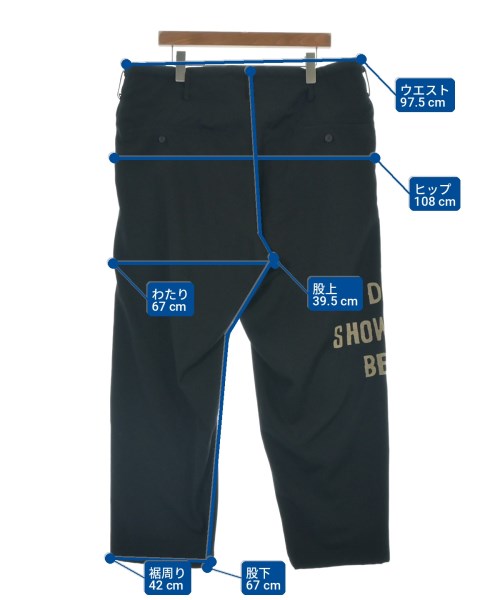yohji yamamoto POUR HOMME（ヨウジヤマモトプールオム）スラックス 黒 サイズ:1(XS位) メンズ/2200705947022