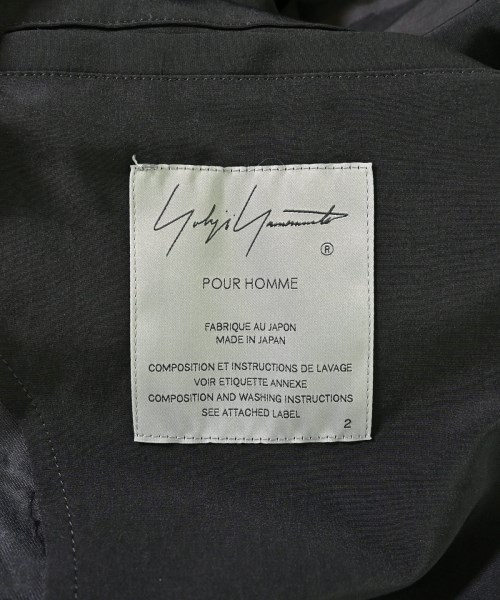 yohji yamamoto POUR HOMME（ヨウジヤマモトプールオム）ジャケット 黒 サイズ:2(S位) メンズ/2200706827019