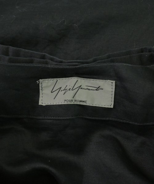 yohji yamamoto POUR HOMME（ヨウジヤマモトプールオム）カジュアルシャツ 黒 サイズ:-(L位) メンズ/2200707006109