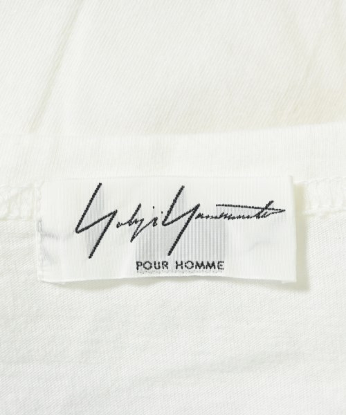 yohji yamamoto POUR HOMME（ヨウジヤマモトプールオム）Tシャツ・カットソー 白 サイズ:3(M位) メンズ/2200707360041
