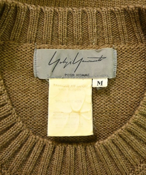 yohji yamamoto POUR HOMME（ヨウジヤマモトプールオム）ニット・セーター カーキ サイズ:M メンズ/2200707977027