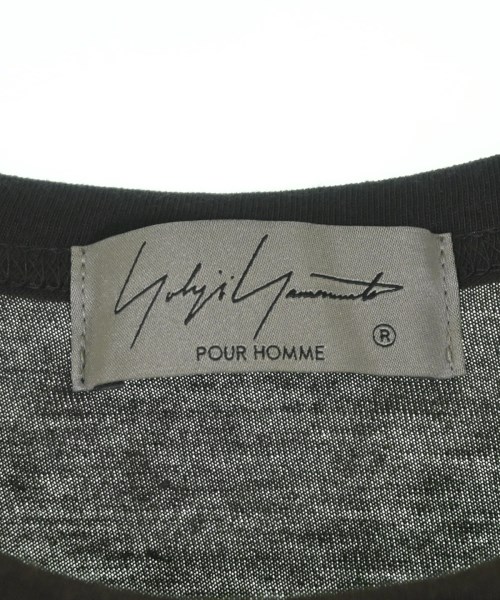 yohji yamamoto POUR HOMME（ヨウジヤマモトプールオム）Tシャツ・カットソー 黒 サイズ:3(M位) メンズ/2200708025048