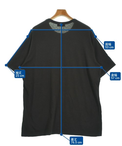 yohji yamamoto POUR HOMME（ヨウジヤマモトプールオム）Tシャツ・カットソー 黒 サイズ:3(M位) メンズ/2200708025048