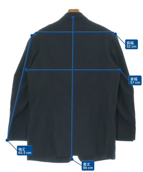 yohji yamamoto POUR HOMME（ヨウジヤマモトプールオム）テーラードジャケット 紺 サイズ:S メンズ/2200704315013