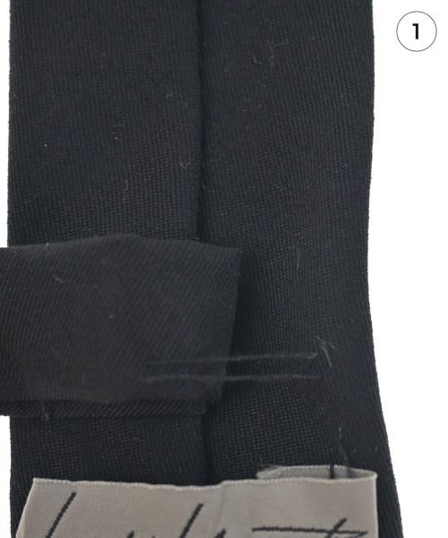 yohji yamamoto POUR HOMME（ヨウジヤマモトプールオム）ネクタイ 黒 サイズ:- メンズ/2200708709078