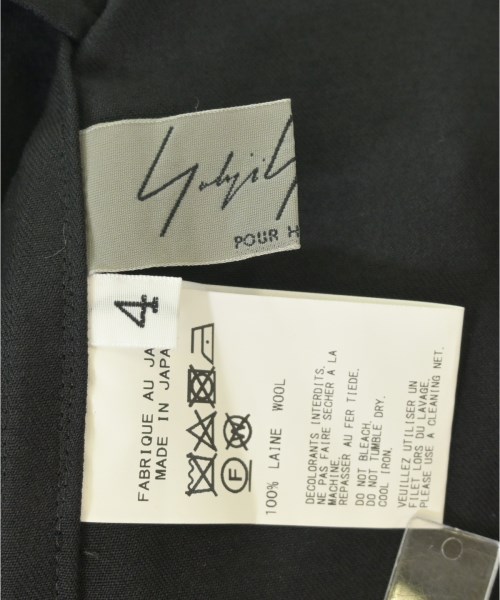 yohji yamamoto POUR HOMME（ヨウジヤマモトプールオム）カジュアルシャツ 黒 サイズ:4(L位) メンズ/2200708922149