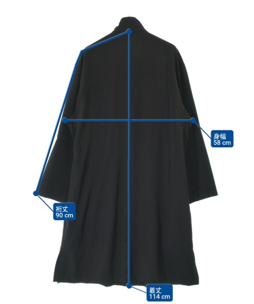 yohji yamamoto POUR HOMME（ヨウジヤマモトプールオム）カジュアルシャツ 黒 サイズ:1(XS位) メンズ/2200709141037