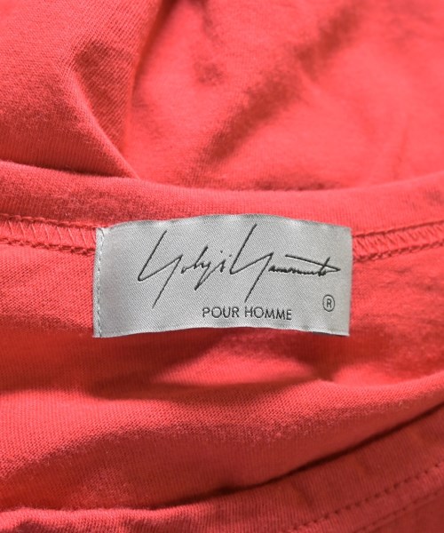 yohji yamamoto POUR HOMME（ヨウジヤマモトプールオム）Tシャツ・カットソー 赤 サイズ:3(M位) メンズ/2200709562030