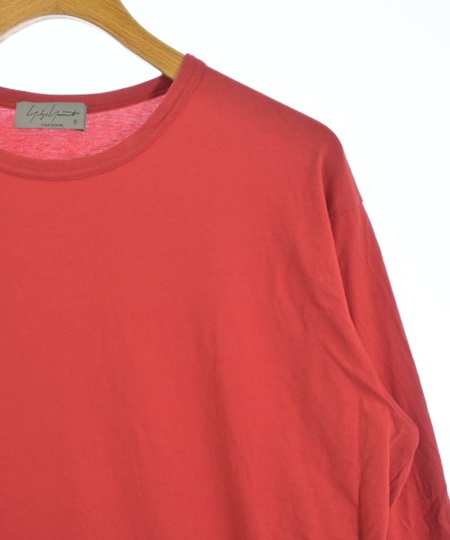 yohji yamamoto POUR HOMME（ヨウジヤマモトプールオム）Tシャツ・カットソー 赤 サイズ:3(M位) メンズ/2200709562030