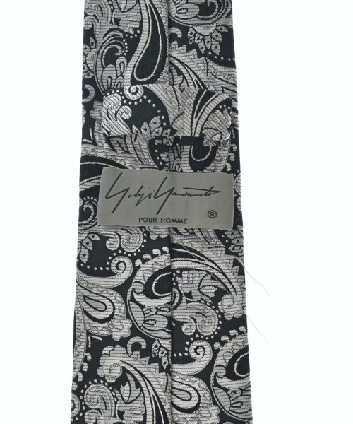 yohji yamamoto POUR HOMME（ヨウジヤマモトプールオム）ネクタイ 黒 サイズ:- メンズ/2200709593010