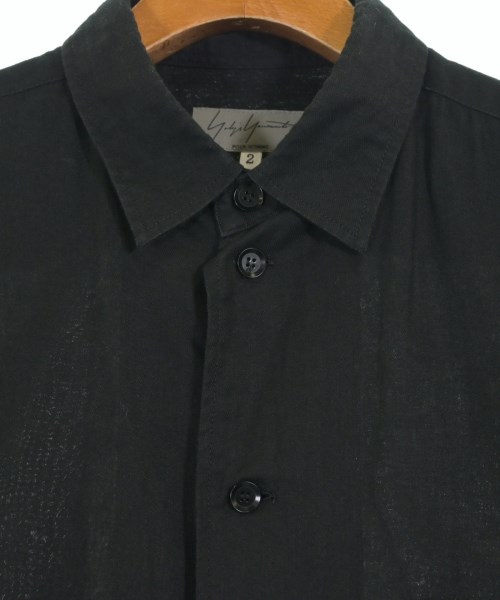 yohji yamamoto POUR HOMME（ヨウジヤマモトプールオム）カジュアルシャツ 黒 サイズ:2(S位) メンズ/2200709990048