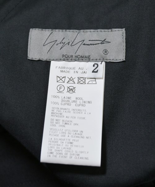 yohji yamamoto POUR HOMME（ヨウジヤマモトプールオム）その他 黒 サイズ:2(S位) メンズ/2200662498049
