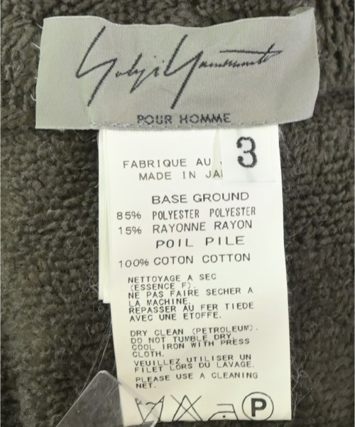 yohji yamamoto POUR HOMME（ヨウジヤマモトプールオム）その他 茶 サイズ:3(M位) メンズ/2200658863332